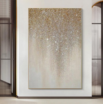 Starry Night 02 gold wall decor Oil Paintings